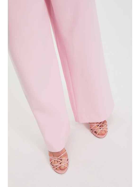 Moodo Ružové oblekacie nohavice Moodo
