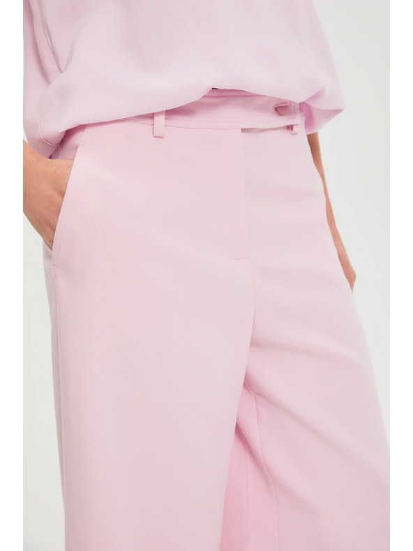 Moodo Ružové oblekacie nohavice Moodo