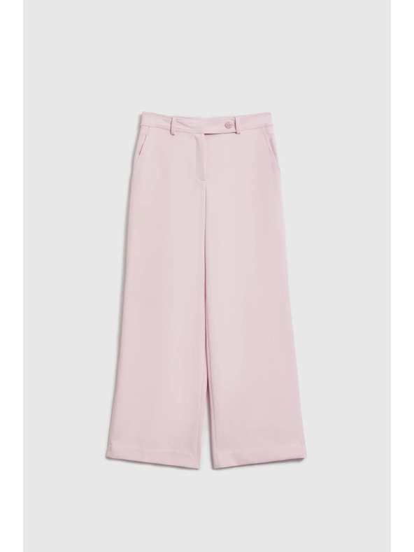 Moodo Ružové oblekacie nohavice Moodo