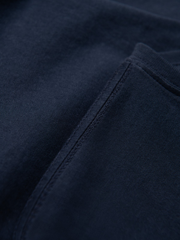 Ombre Clothing Tmavomodré pánske základné tričko Ombre Clothing