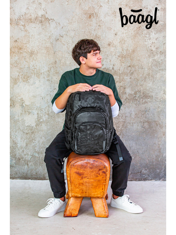 BAAGL  BAAGL Školský batoh Coolmate Onyx