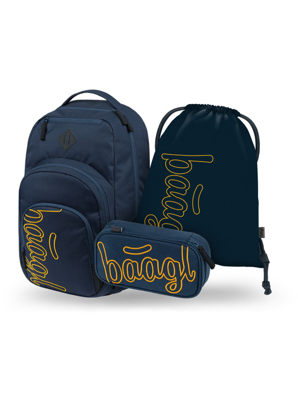 BAAGL  BAAGL SET 3 Coolmate Lux: batoh, penal, vrecko