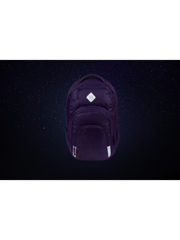 BAAGL  BAAGL SET 3 Coolmate Plum: batoh, penal, vrecko