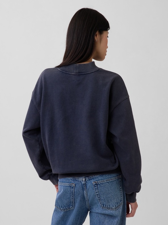 GAP Oversize mikina s logom Heavyweight GAP