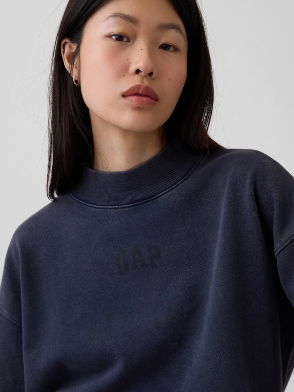 GAP Oversize mikina s logom Heavyweight GAP