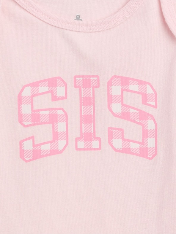 GAP Baby body s potlačou GAP