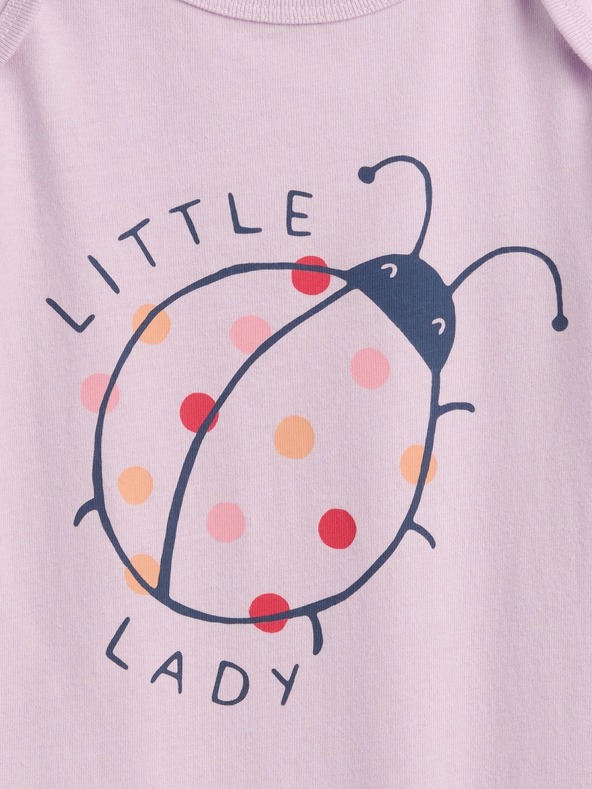 GAP Baby body s potlačou GAP