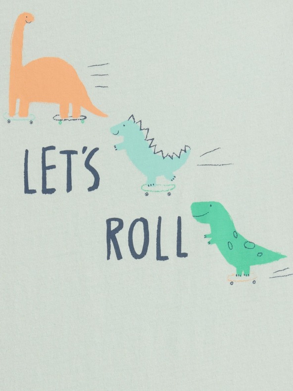 GAP Baby body s potlačou GAP