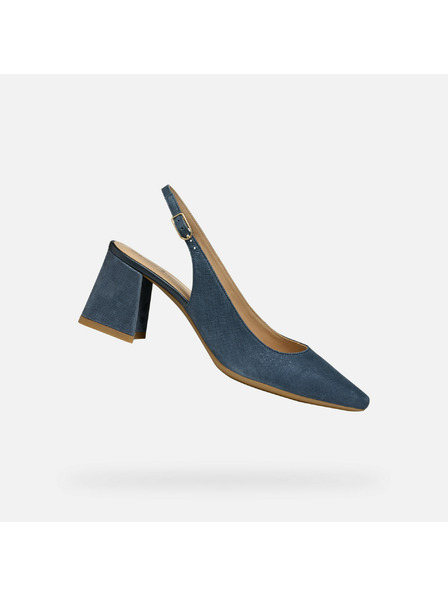 Geox Tmavomodré dámske sandále Geox Giselda