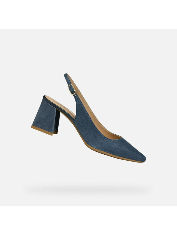 Geox Tmavomodré dámske sandále Geox Giselda