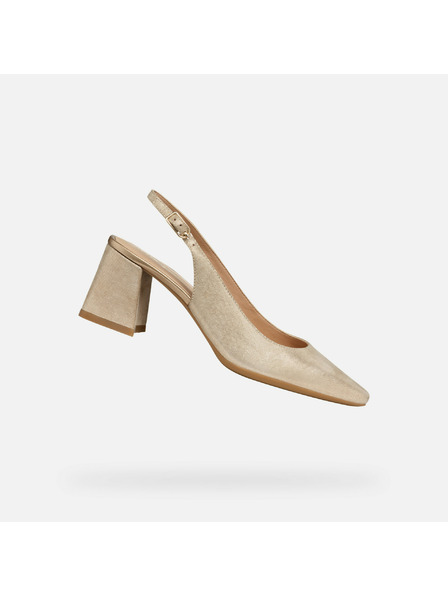 Geox Zlaté dámske sandále Geox Giselda