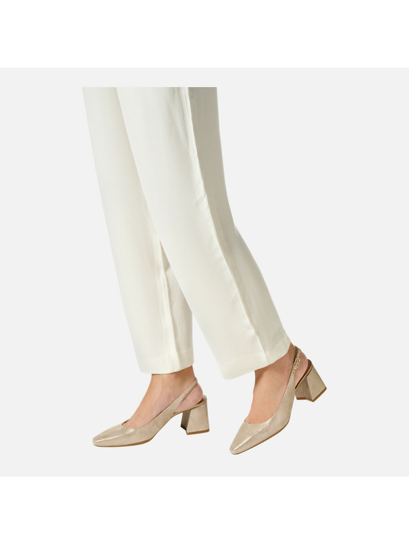 Geox Zlaté dámske sandále Geox Giselda