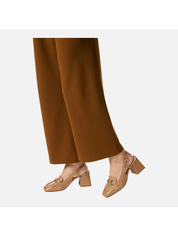 Geox Svetlohnedé dámske lodičky Geox Coronilla