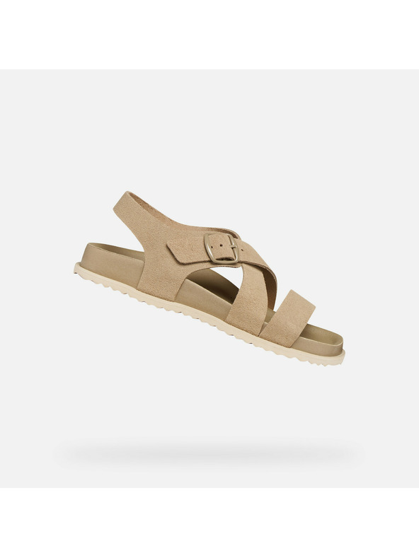 Geox Béžové dámske sandále Geox Sandybett