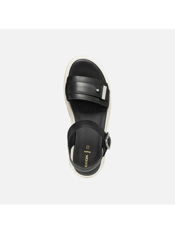 Geox Čierne dámske sandále Geox Adacter S B