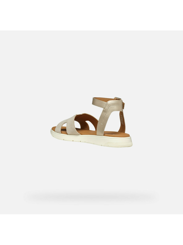 Geox Zlaté dámske sandále Geox Dandra