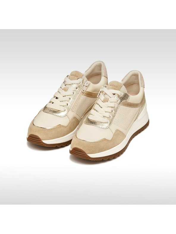 Geox Béžové dámske tenisky Geox Desya