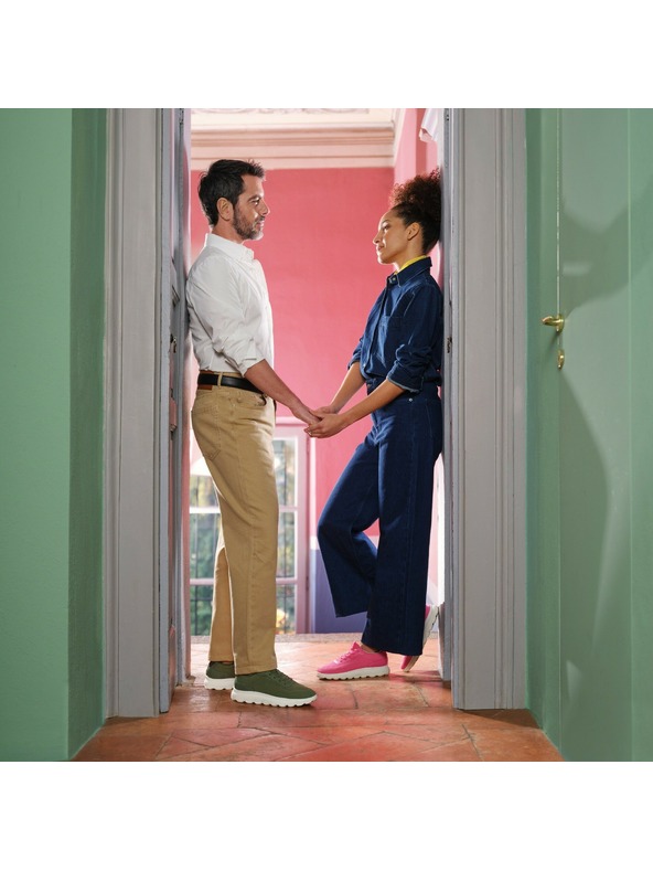 Geox Ružové dámske tenisky Geox Spherica Plus Fast in