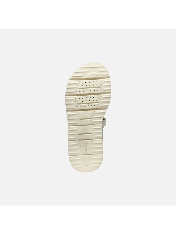 Geox Biele dievčenské sandále Geox Sandal Kodette Gir