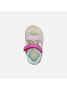 Geox Biele dievčenské barefoot sandále Geox Sandal Iupidoo Gir