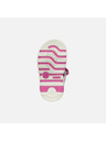 Geox Biele dievčenské barefoot sandále Geox Sandal Iupidoo Gir