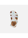 Geox Biele dievčenské sandále Geox Sandal Chalki