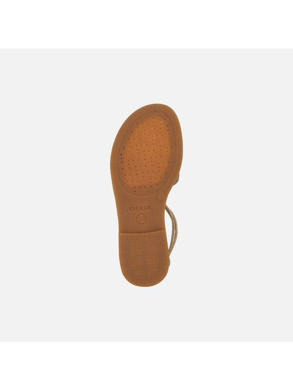 Geox Strieborné dievčenské sandále Geox Sandal Karly Girl