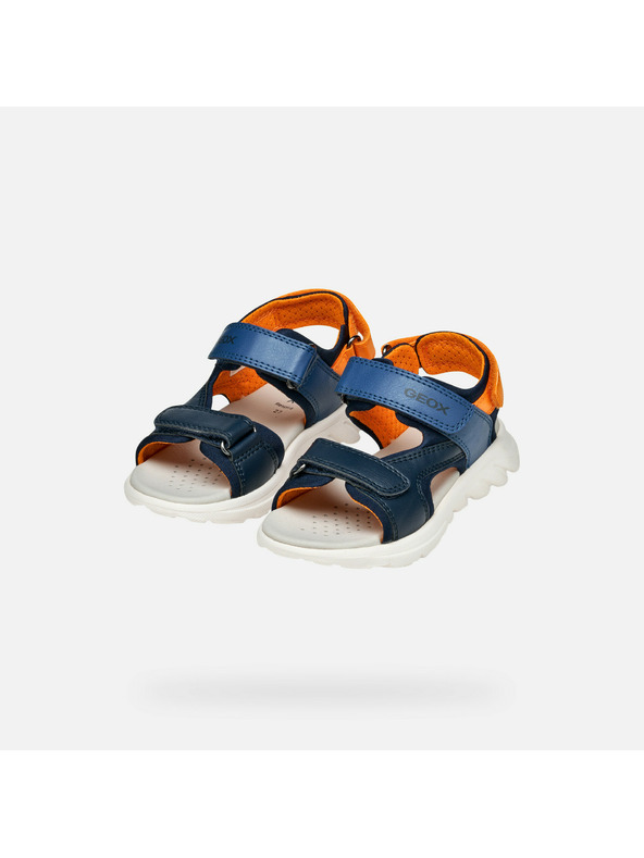 Geox Tmavomodré chlapčenské sandále Geox Airadyum