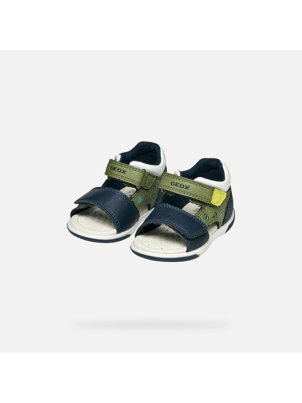 Geox Tmavomodré chlapčenské sandále na prvé krôčky Geox Sandal Zapito