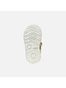 Geox Biele dievčenské sandále na prvé krôčky Geox Sandal Macchia Gir