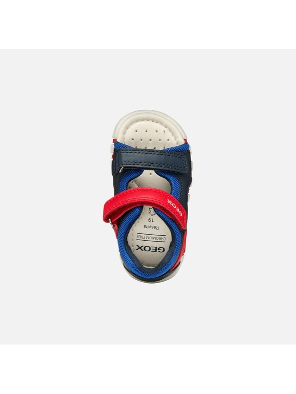 Geox Tmavomodré chlapčenské tenisky na prvé krôčky Geox Sandal Iupidoo Boy