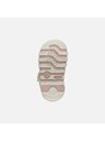 Geox Sivé dievčenské sandále na prvé krôčky Geox Sandal Iupidoo