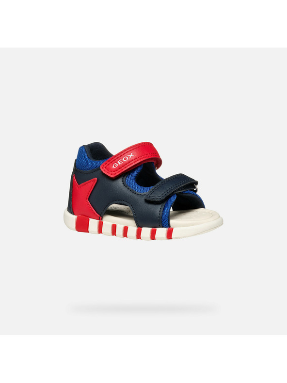 Geox Tmavomodré chlapčenské tenisky na prvé krôčky Geox Sandal Iupidoo Boy