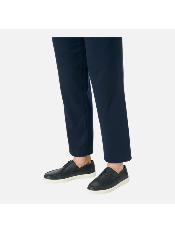 Geox Tmavomodré pánske mokasíny Geox Avola