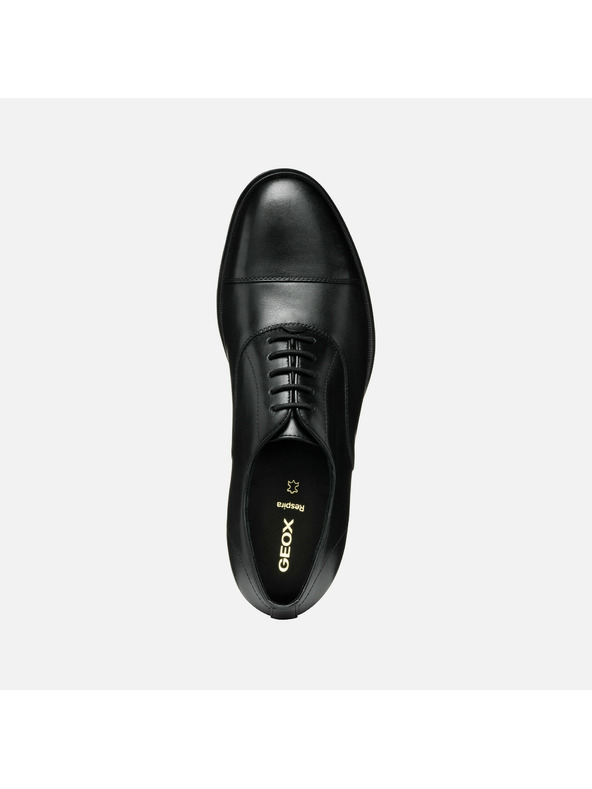 Geox Čierna pánska spoločenská obuv Geox Rezzonico