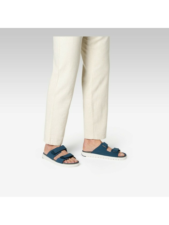 Geox Tmavomodré pánske sandále Geox Flextride S