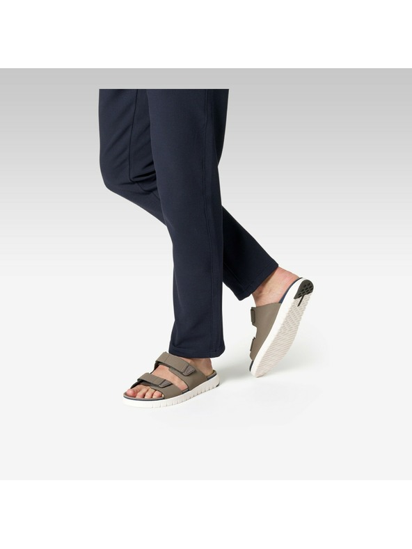 Geox Sivé pánske sandále Geox Flextride S