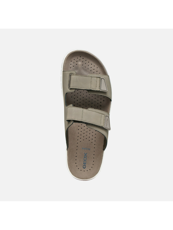 Geox Sivé pánske sandále Geox Flextride S