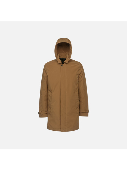 Geox Hnedá pánska bunda Geox Anyweco