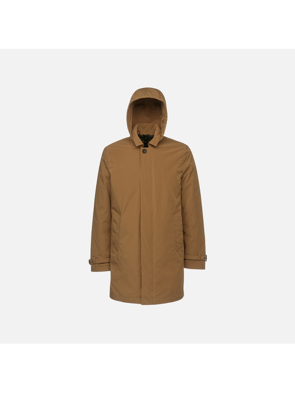 Geox Hnedá pánska bunda Geox Anyweco