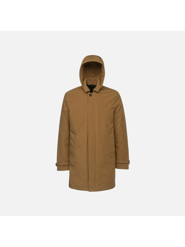 Geox Hnedá pánska bunda Geox Anyweco