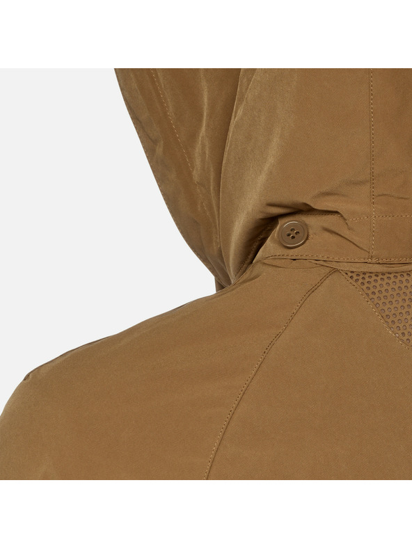 Geox Hnedá pánska bunda Geox Anyweco