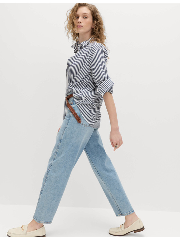 Marks & Spencer Svetlomodré dámske džínsy Marks & Spencer boyfriend