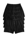 Marks & Spencer Bavlnené džersejové boxerky s technológiou Cool & Fresh™, 5 ks Marks & Spencer čierne