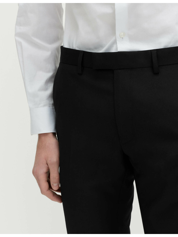 Marks & Spencer Čierne pánske oblekové nohavice Marks & Spencer