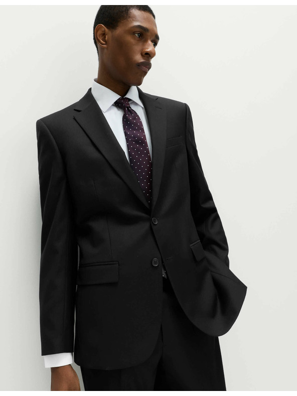 Marks & Spencer Čierne pánske sako Marks & Spencer