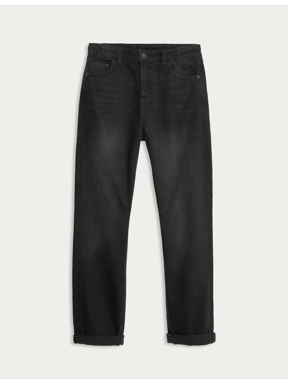 Marks & Spencer Voľné džínsy z čistej bavlny (6-16 rokov) Marks & Spencer čierna