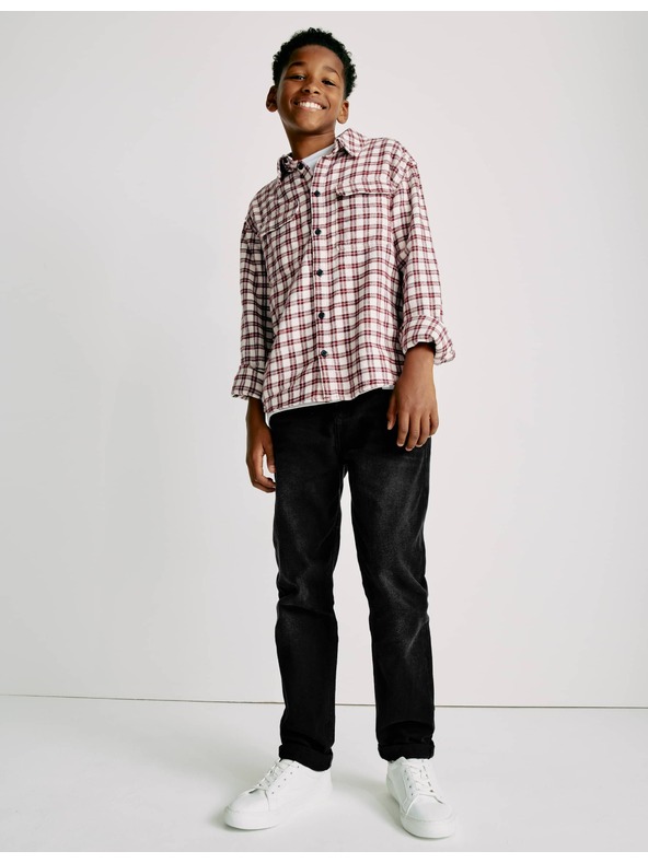 Marks & Spencer Voľné džínsy z čistej bavlny (6-16 rokov) Marks & Spencer čierna