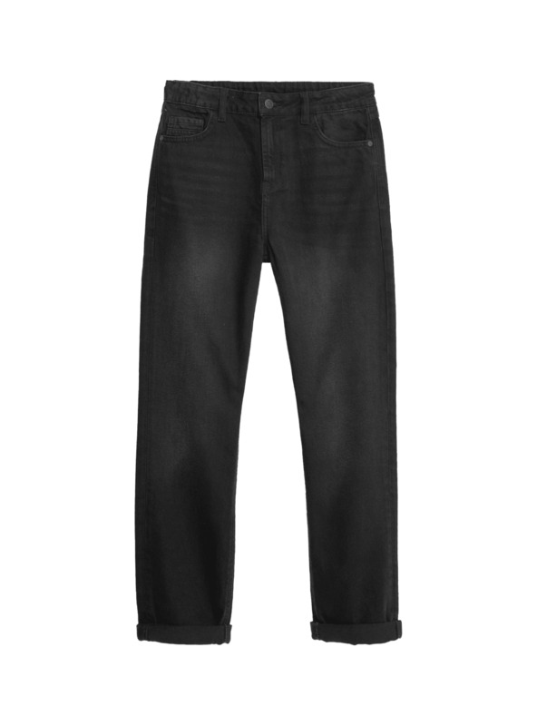 Marks & Spencer Voľné džínsy z čistej bavlny (6-16 rokov) Marks & Spencer čierna