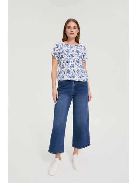 Moodo Viskózová košeľa biela Moodo